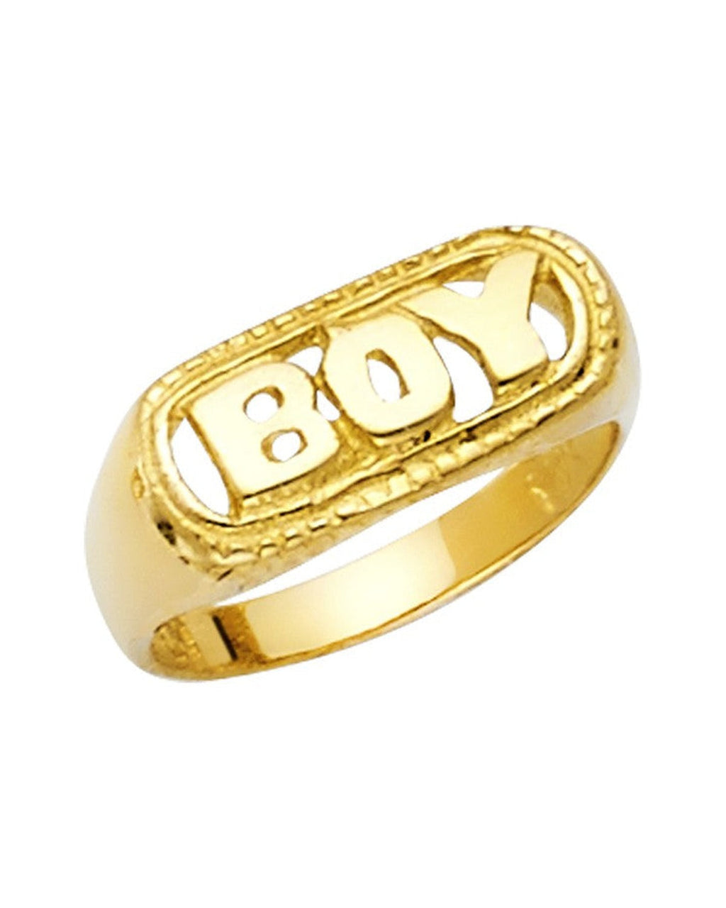 14K Yellow Gold Babies Ring (RG-2294)