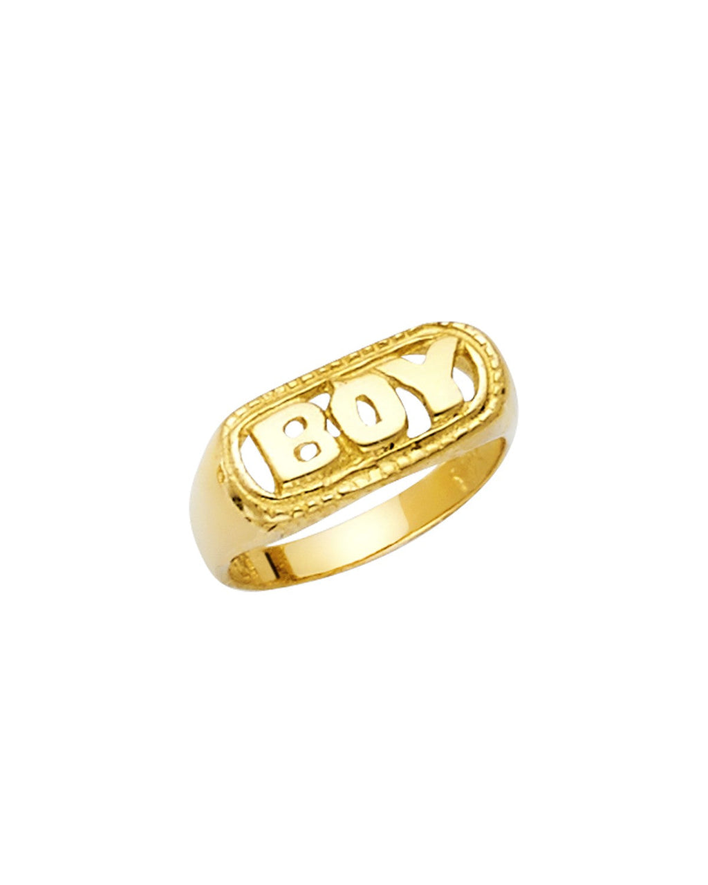 14K Yellow Gold Babies Ring (RG-2294)