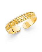 14K Yellow Gold Toe Ring (RG-2317)