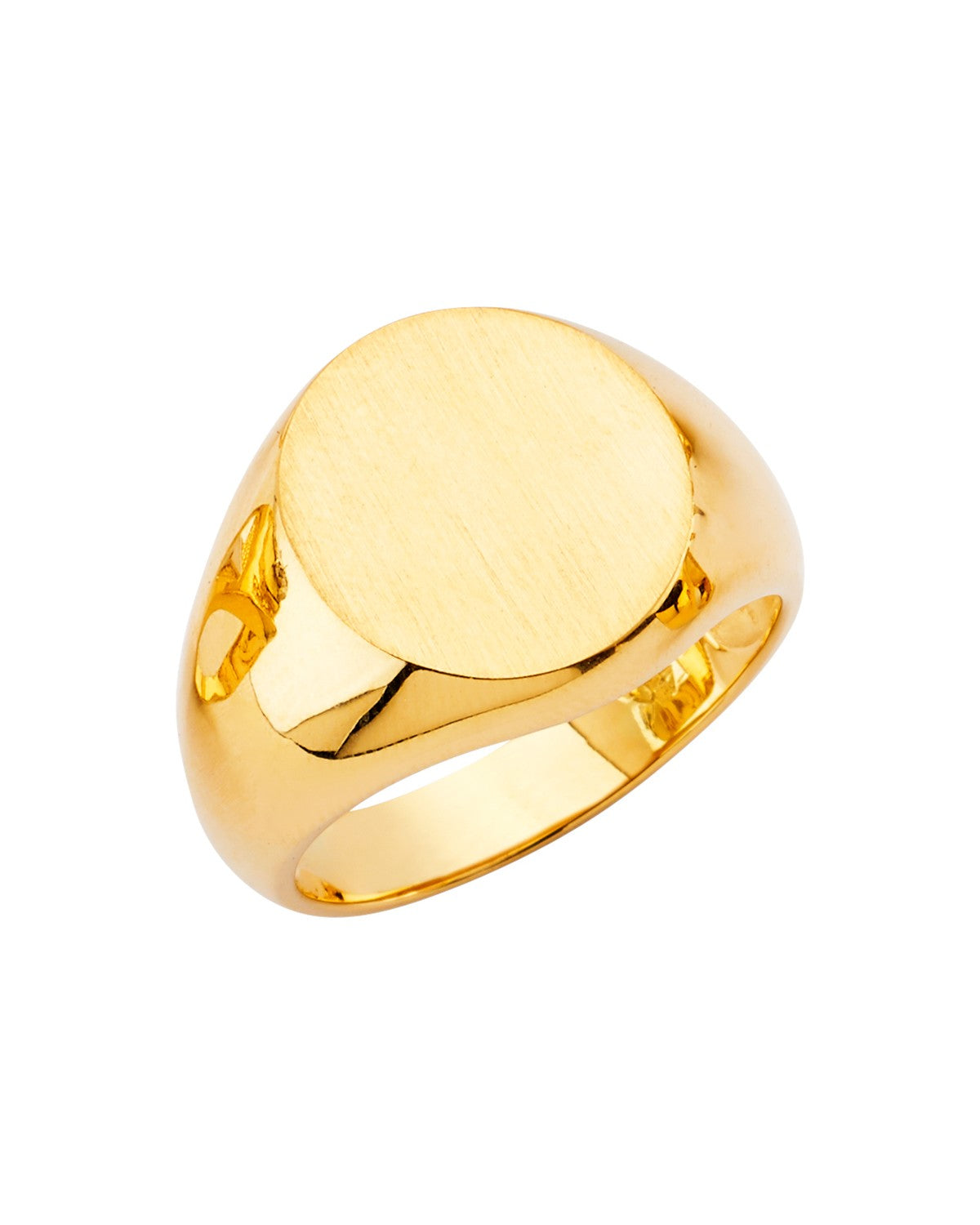 14K Yellow Gold Men's Signet Ring (RG-2726)
