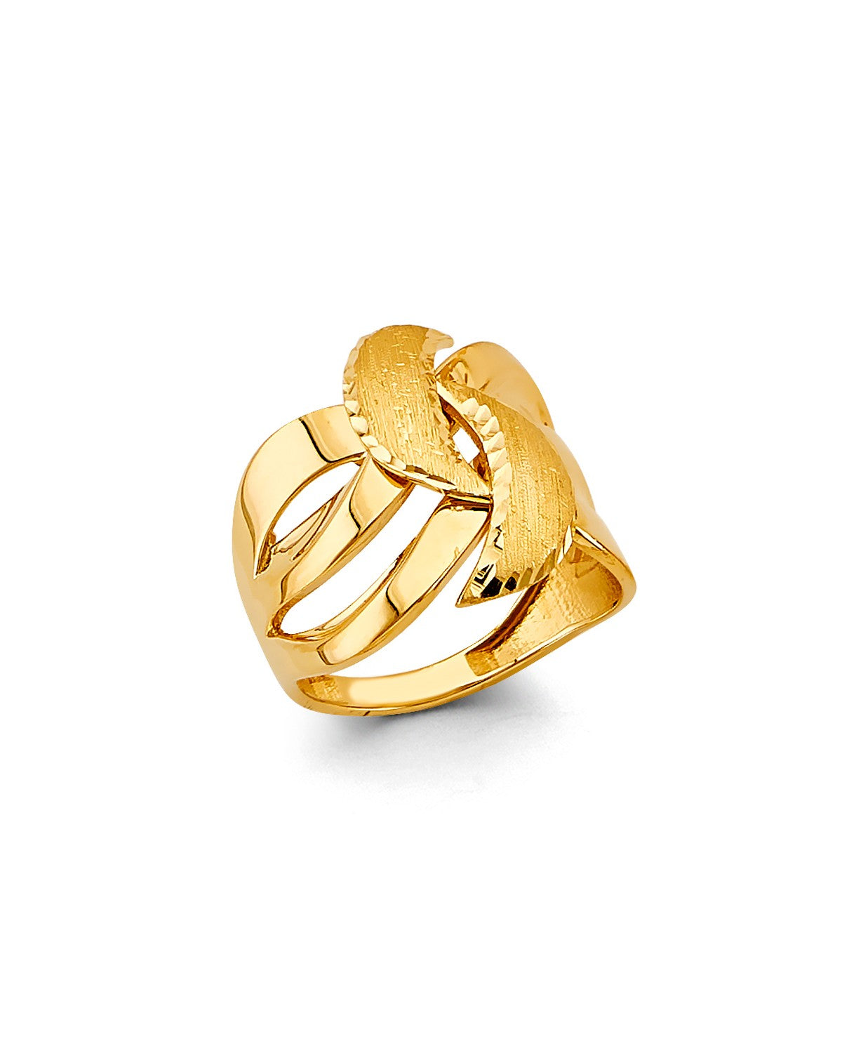 14K Yellow Gold Fancy Ladies Ring (RG-3236)