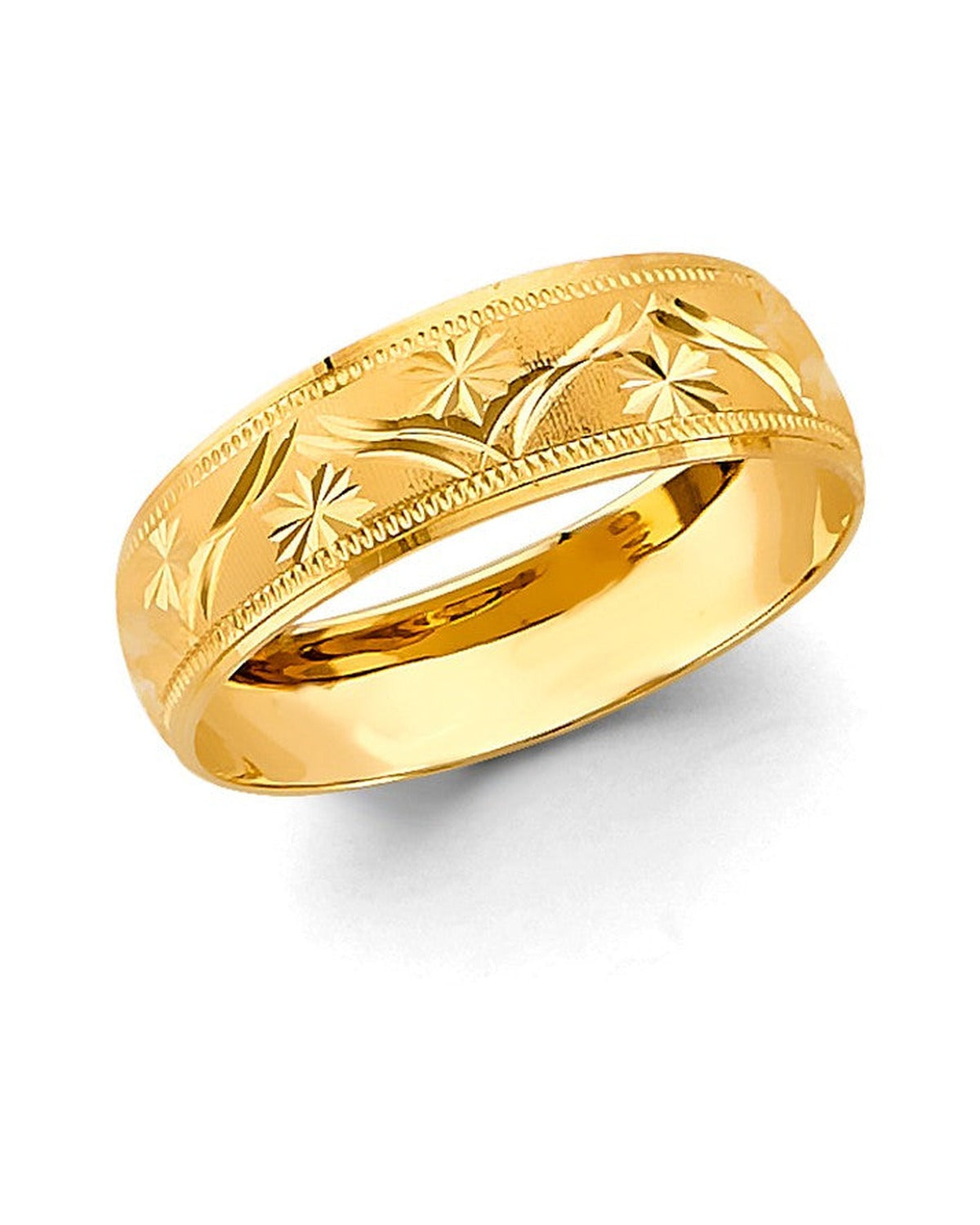 14K Yellow Gold Men's Wedding Band (RG-3343)