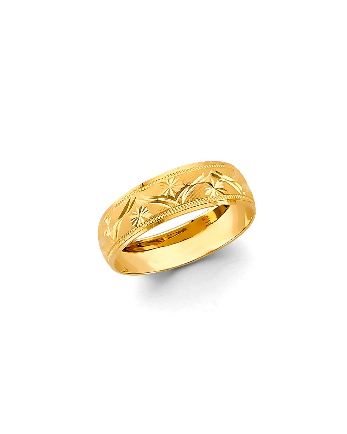 14K Yellow Gold Men's Wedding Band (RG-3343)