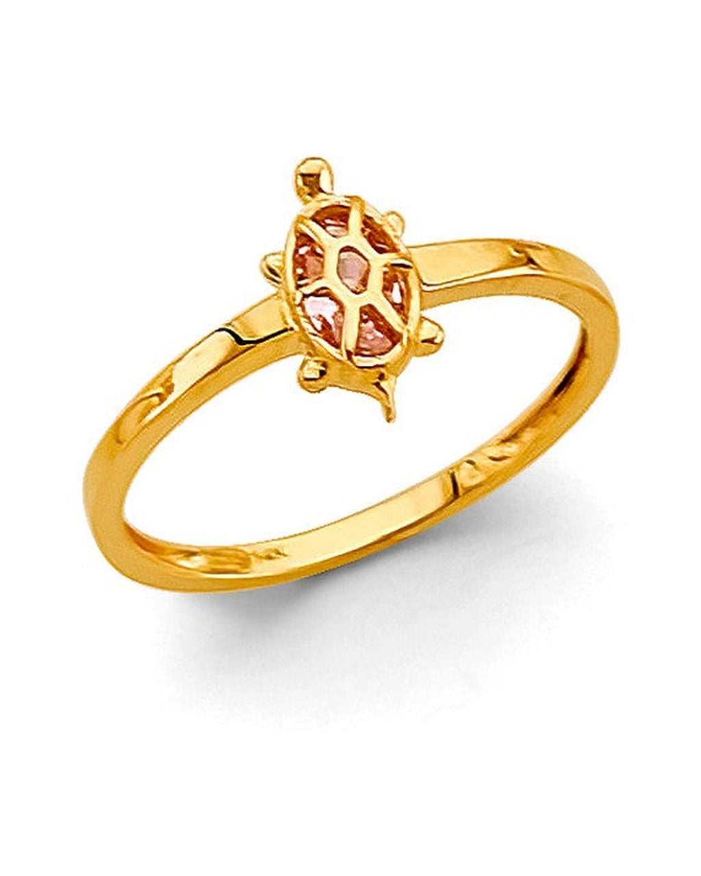 14K Yellow Gold Babies Ring (RG-3393)