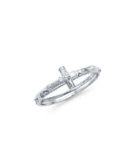14K White Gold Rosary Eternity Band (RS-0001W)