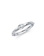 14K White Gold Rosary Eternity Band (RS-0002W)