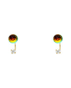 14K Yellow Gold Stud Earrings (ST-0175)