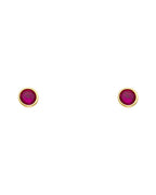 14K Yellow Gold Stud Earrings (ST-0190)