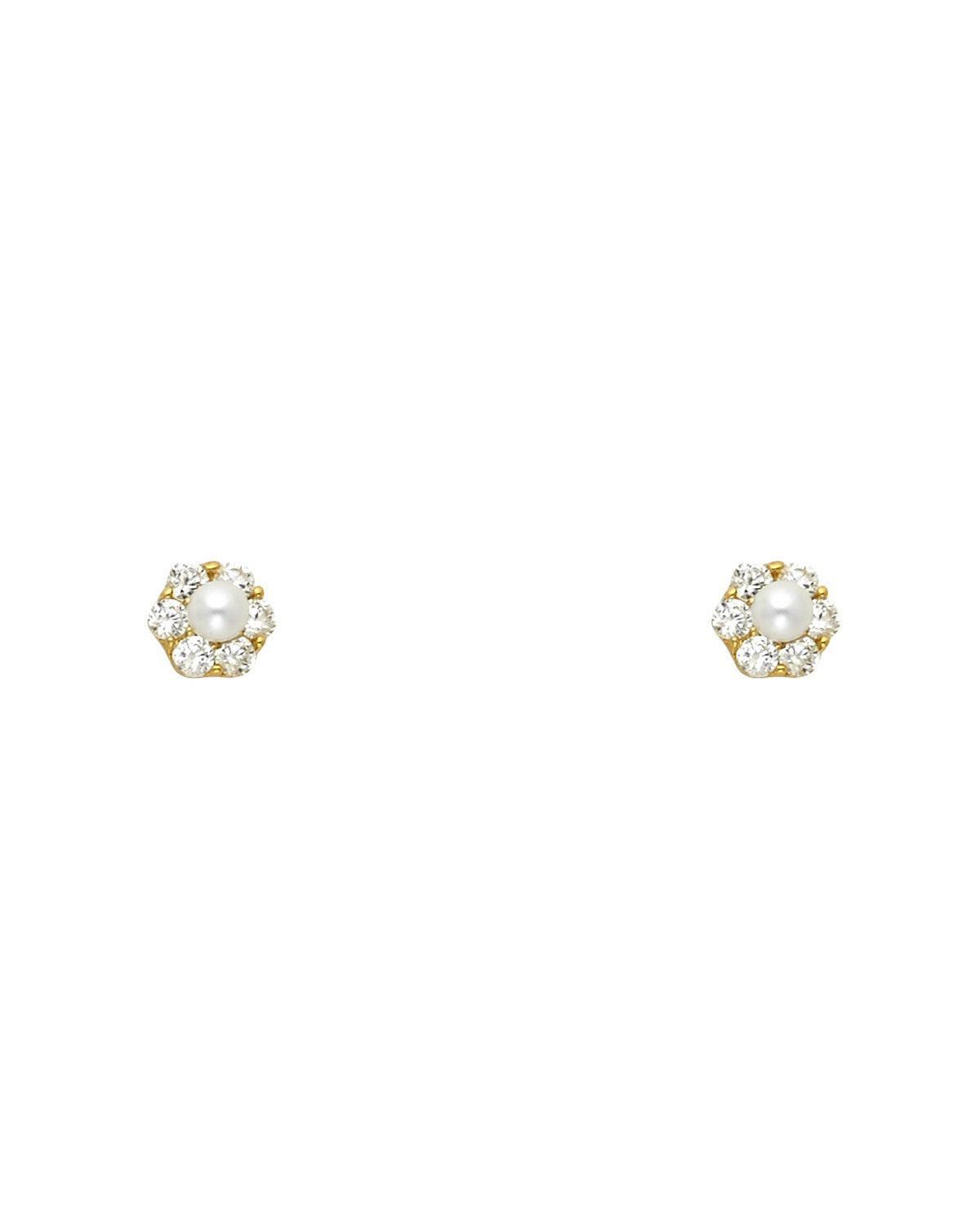 14K Yellow Gold Stud Earrings (ST-0230)