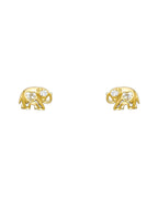 14K Yellow Gold Stud Earrings (ST-0273)