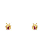 14K Yellow Gold Stud Earrings (ST-0285)