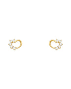 14K Yellow Gold Stud Earrings (ST-0317)