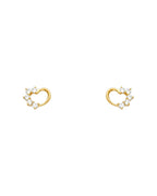 14K Yellow Gold Stud Earrings (ST-0317)