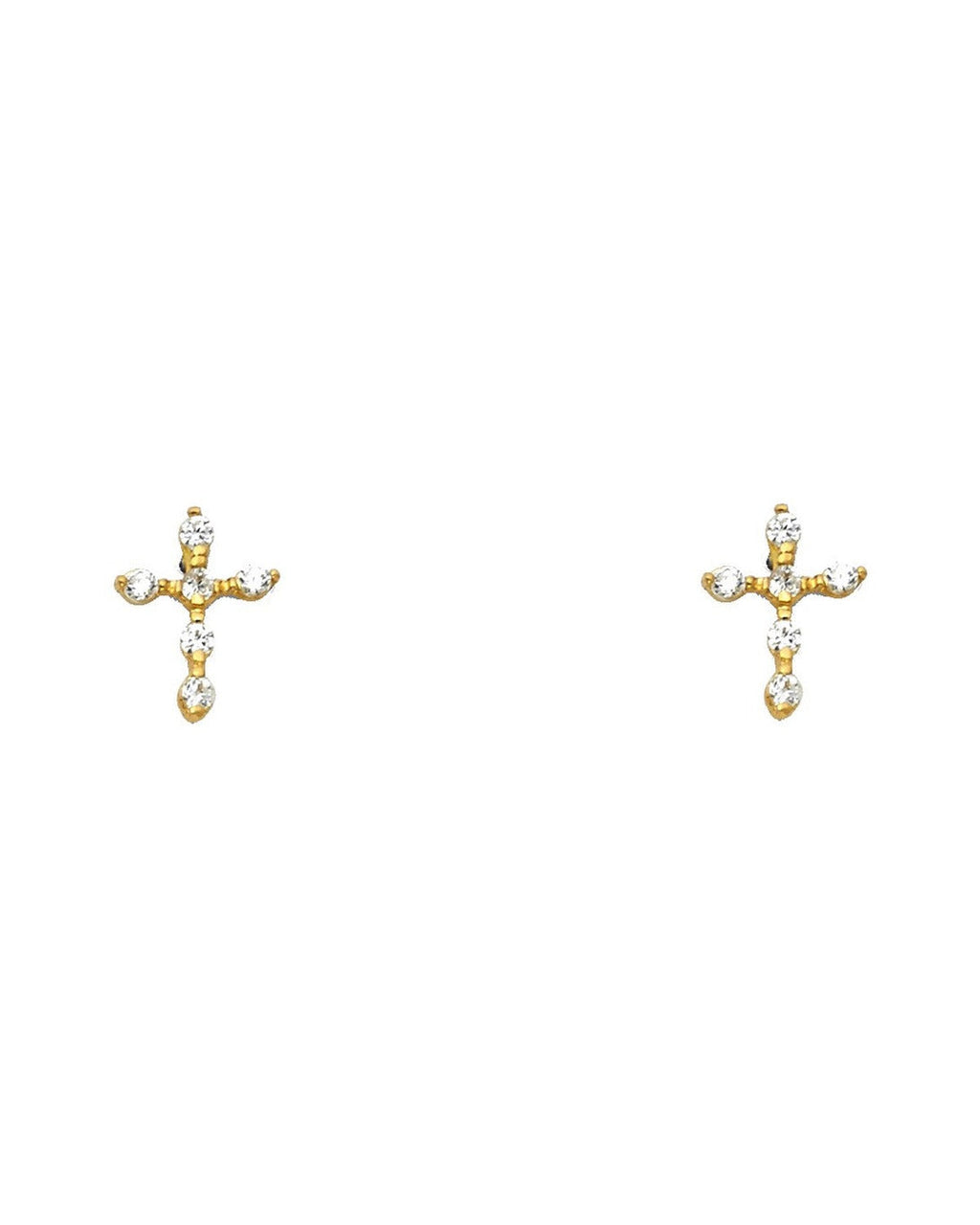 14K Yellow Gold Stud Earrings (ST-0340)
