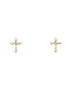 14K Yellow Gold Stud Earrings (ST-0340)