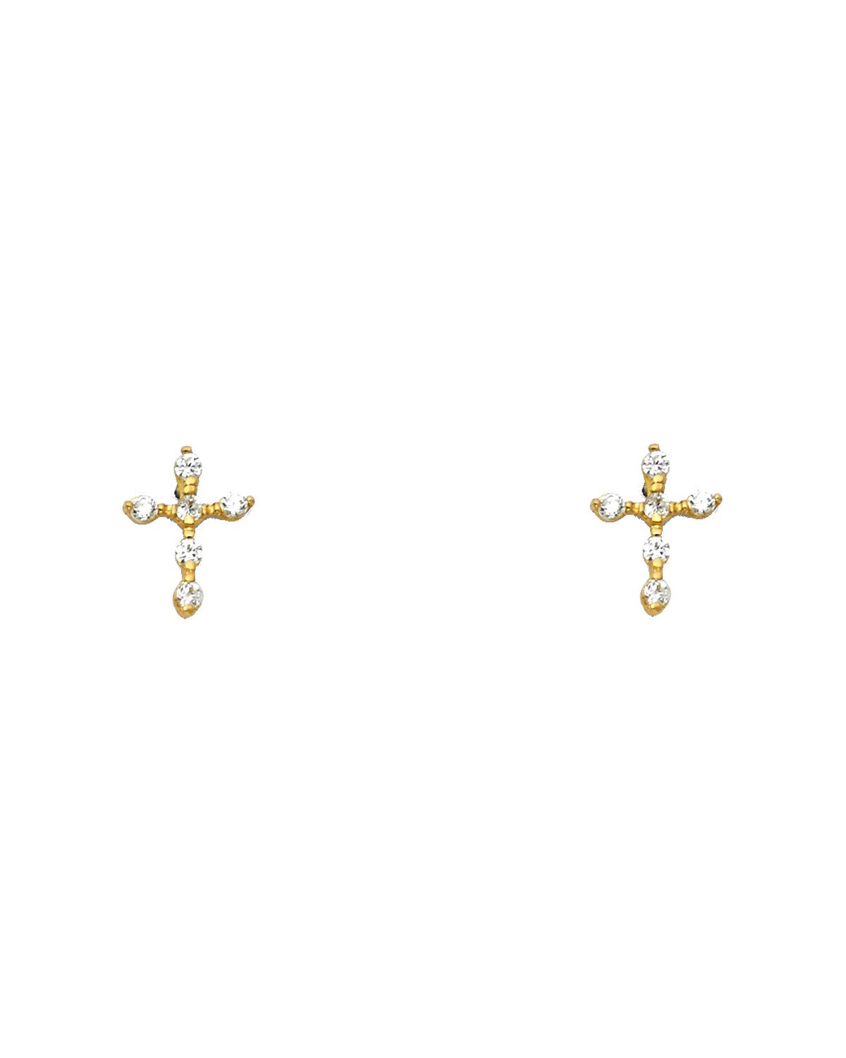 14K Yellow Gold Stud Earrings (ST-0340)