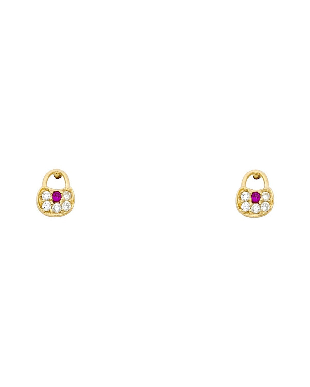 14K Yellow Gold Stud Earrings (ST-0367)