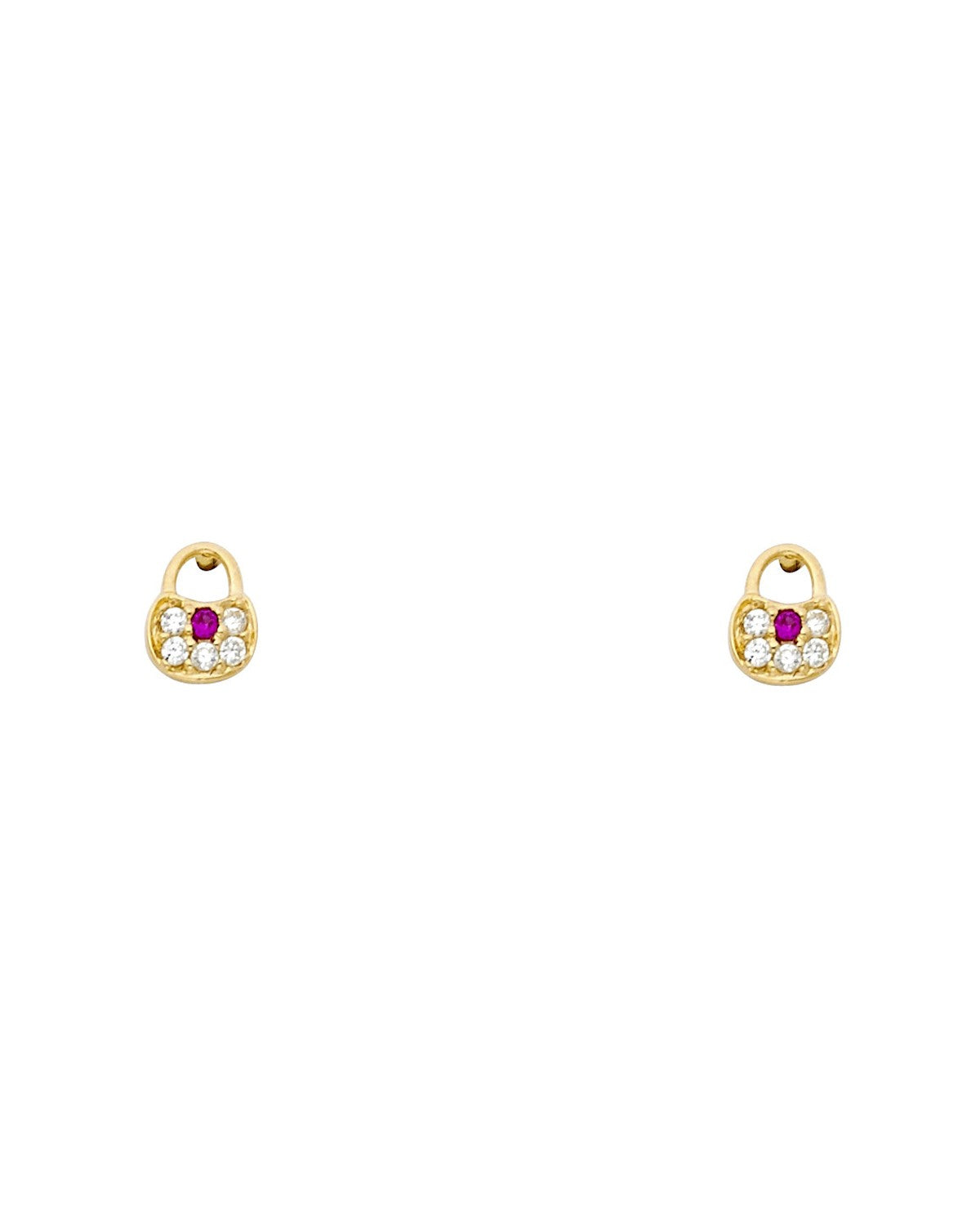 14K Yellow Gold Stud Earrings (ST-0367)