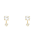 14K Yellow Gold Stud Earrings (ST-0378)