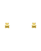 14K Yellow Gold Stud Earrings (ST-0440)