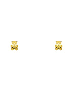 14K Yellow Gold Stud Earrings (ST-0440)