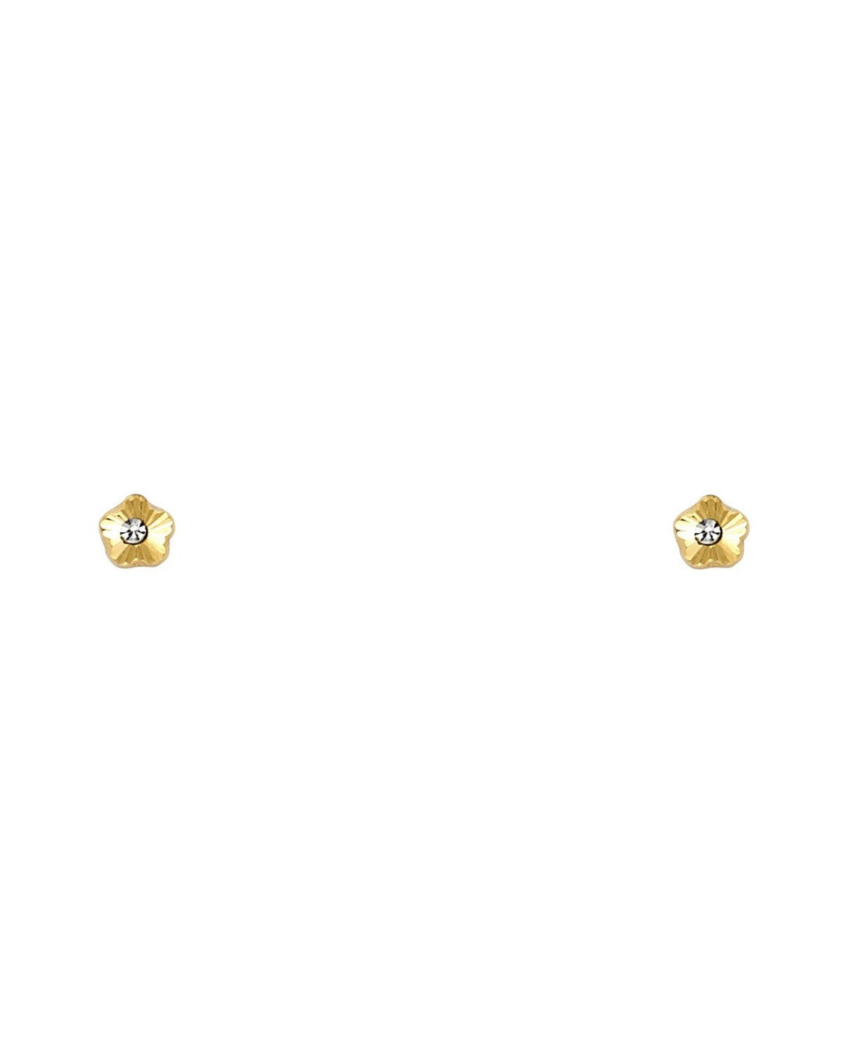 14K Yellow Gold Stud Earrings (ST-0446)
