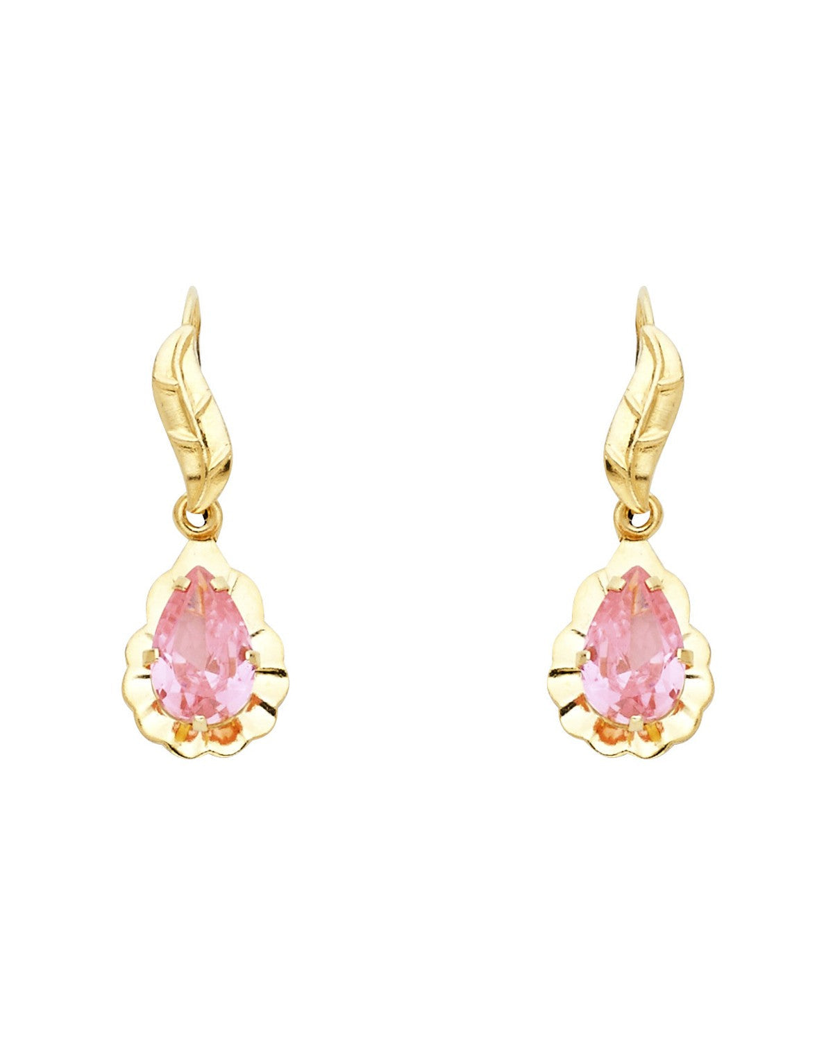 14K Yellow Gold Stud Earrings (ST-0466)