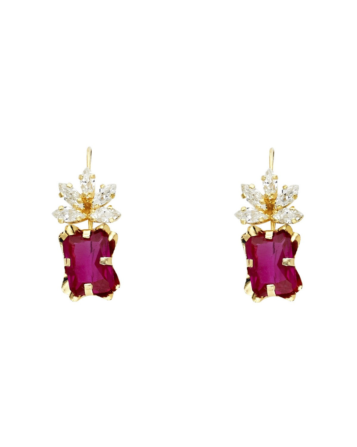 14K Yellow Gold Stud Earrings (ST-0470)