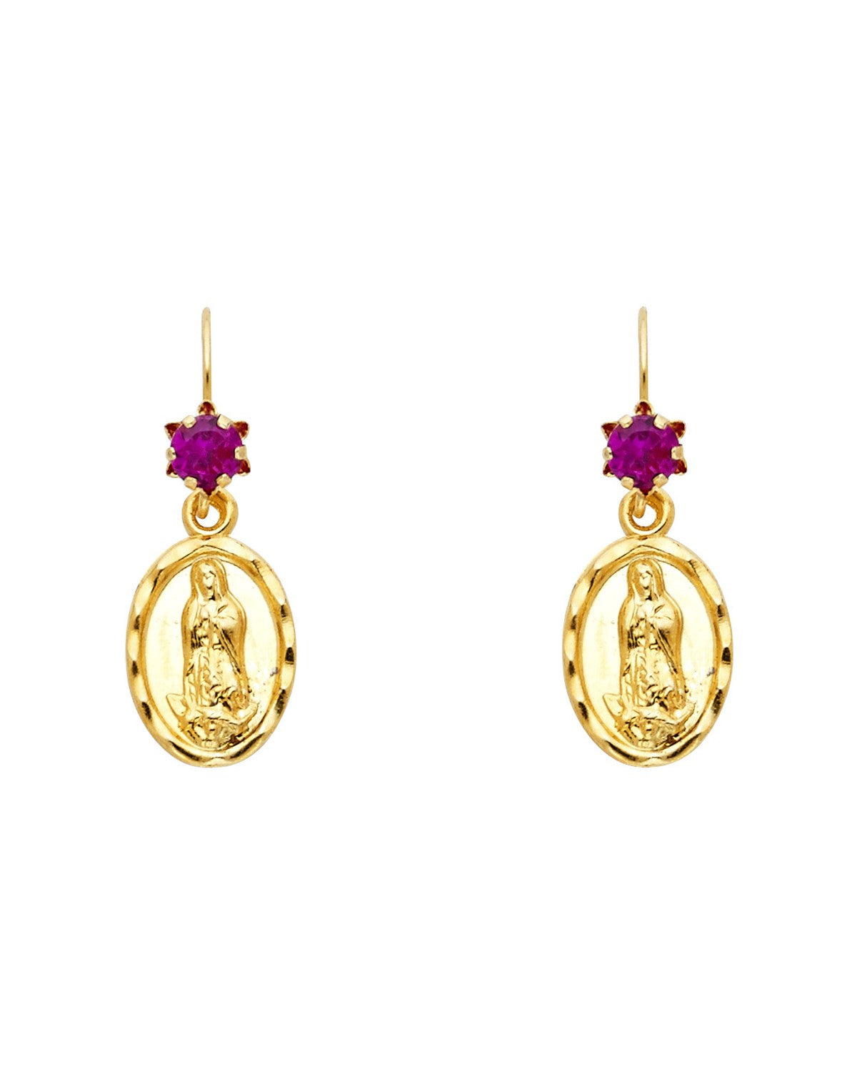 14K Yellow Gold Stud Earrings (ST-0480)