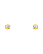 14K Yellow Gold Stud Earrings (ST-0489)