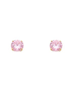 14K Yellow Gold Round 5mm Stud Earrings (ST521-10(OCT) (ST-0521-10)