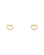 14K Yellow Gold Stud Earrings (ST-0536)