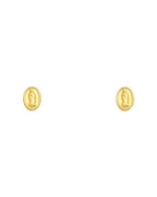 14K Yellow Gold Guadlupe Stud Earrings with Screw Back (ST-0645)