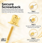 Secure screwback instructions