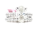 14K 5.00CT Certified Lab Grown Diamond Bridal Ring