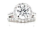 14K 5.00CT Certified Lab Grown Diamond Bridal Ring