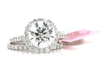 14K 3.00CT DIAMOND BRIDAL SET
