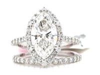 14K 2.00CT DIAMOND BRIDAL SET