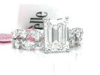 14K 5.00 CT Lab Grown Diamond Bridal Set